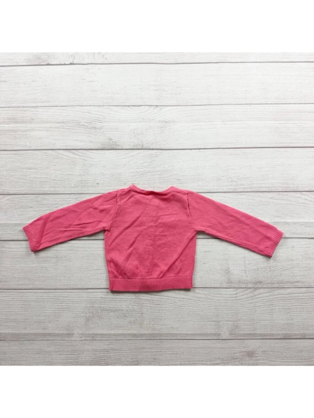 Carter's Pink Button Up Baby Cardigan Lightweight Cotton Long Sleeve 6-9 Months